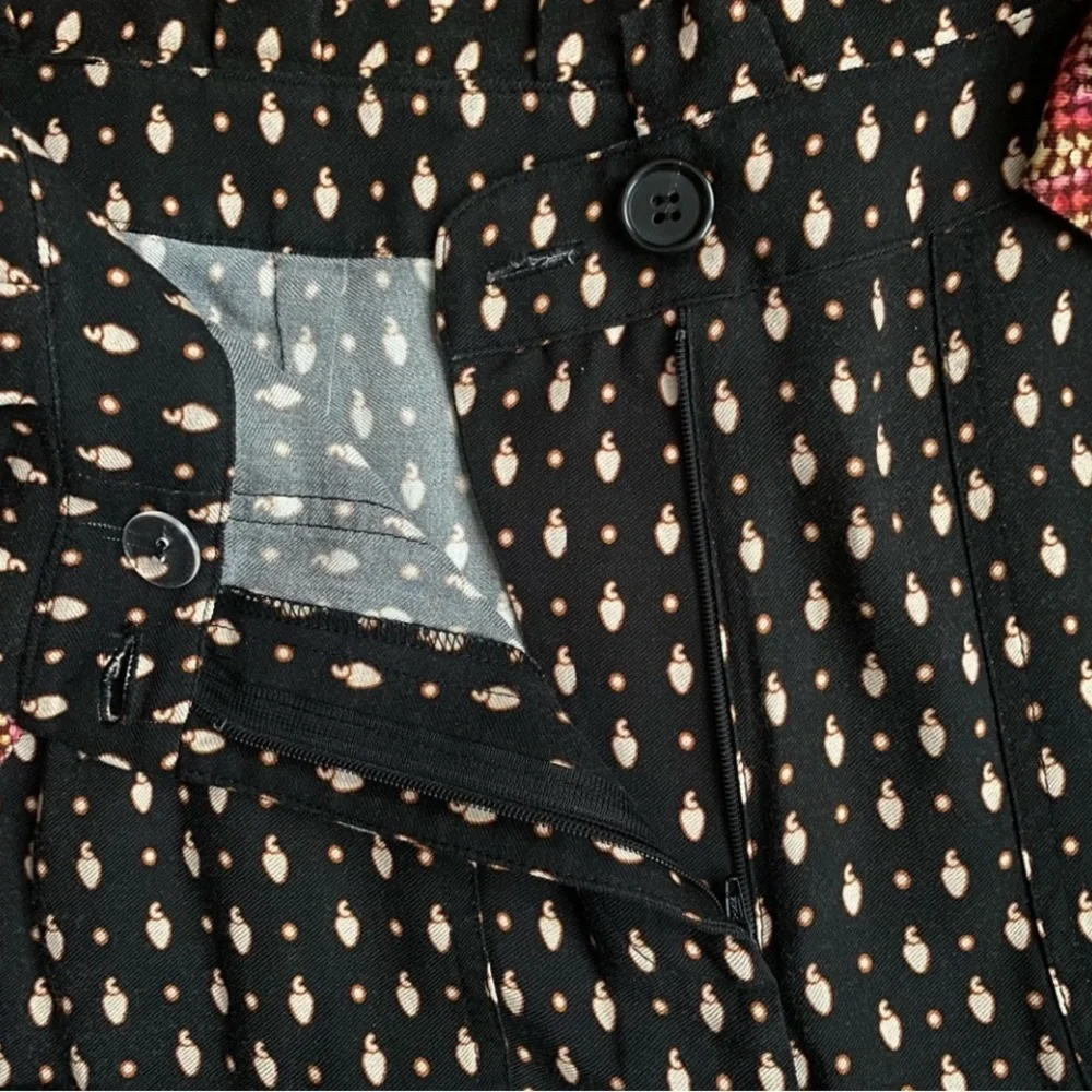 Farm Rio Tucker Paperbag Pants Fruits Belted Crop Size XS - Picture 7 of 13